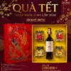 HỘP QUÀ TẾT 2026 PHÁT TÀI – VANG ĐỎ CHILE SINGLE VINEYARD 28 & HẠT NHẬP KHẨU USA – CHILE | HỘP QUÀ SANG TRỌNG KÈM TÚI XÁCH